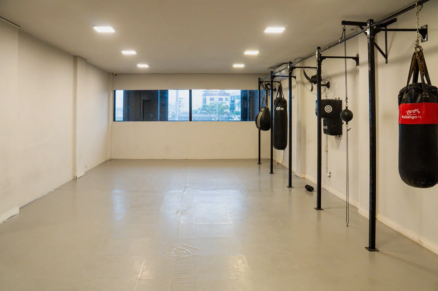 Espaço de treino de luta